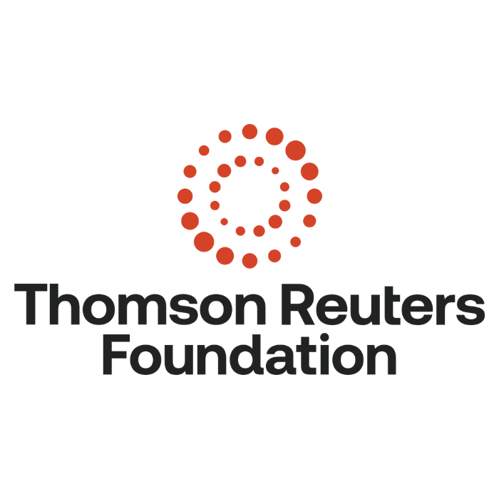 Thomson Reuters Foundation logo Logo Fondasyon Thomson Reuters la